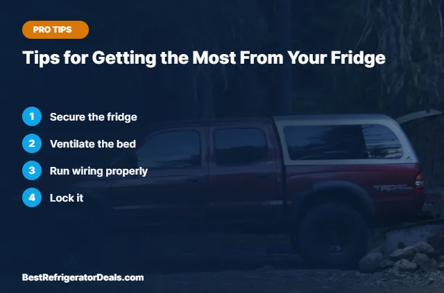Tips for Getting the Most From Your Fridge tips card