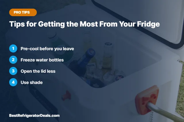 Tips for Getting the Most From Your Fridge tips card