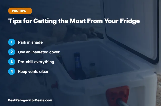 Tips for Getting the Most From Your Fridge tips card