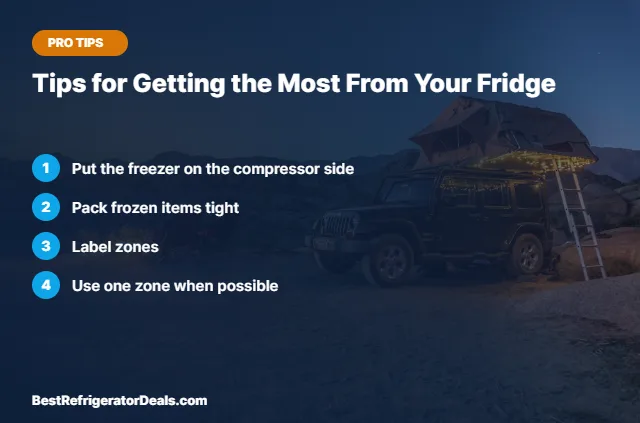 Tips for Getting the Most From Your Fridge tips card