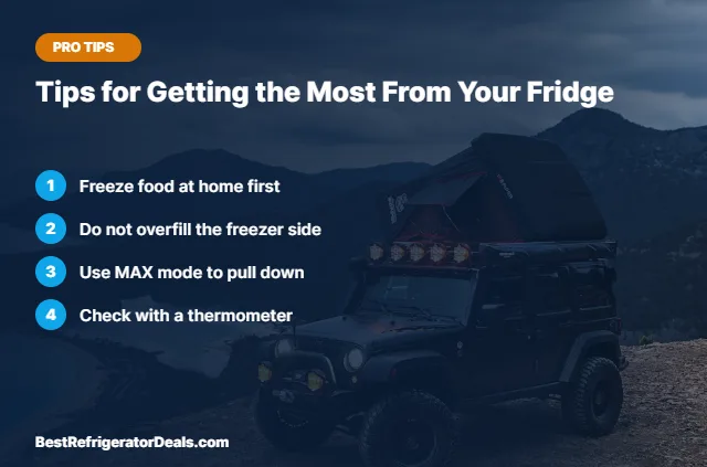 Tips for Getting the Most From Your Fridge tips card