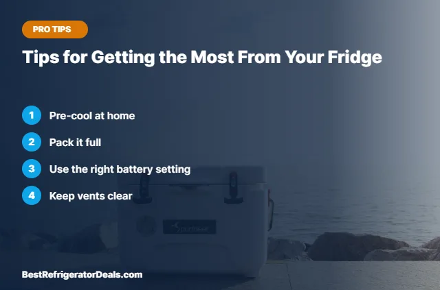 Tips for Getting the Most From Your Fridge tips card