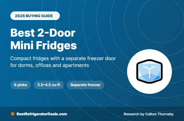 best 2 door mini fridge 2026 buying guide cover