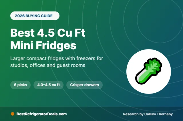 best 4.5 cu ft mini fridge with freezer 2026 buying guide cover