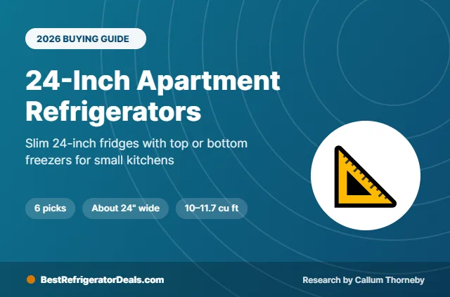 best apartment size refrigerator 24 inch 2026 buying guide cover