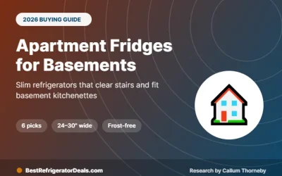 Best Apartment Size Refrigerator for Basement Use: 6 Picks (2026)
