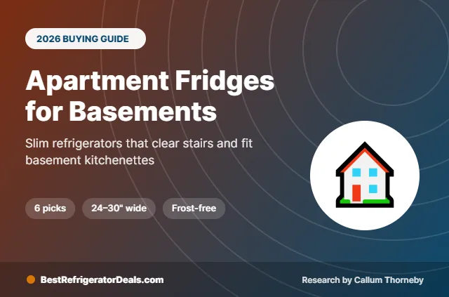 best apartment size refrigerator for basement 2026 buying guide cover
