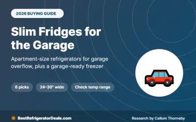 Best Apartment Size Refrigerator for Garage Storage: 6 Picks 2026