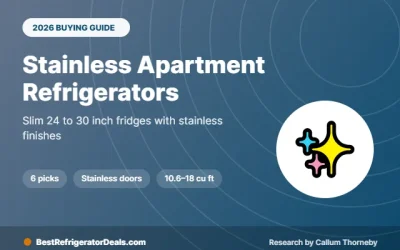 Best Apartment Size Refrigerator Stainless Steel Picks for 2026