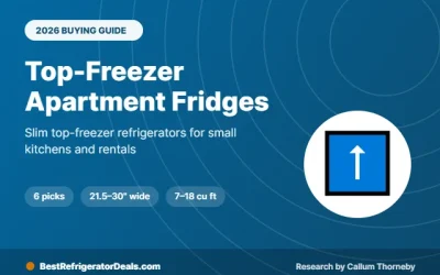 Best Apartment Size Refrigerator Top Freezer Models: 6 Picks 2026