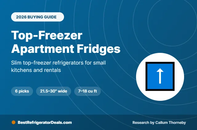 best apartment size refrigerator top freezer 2026 buying guide cover