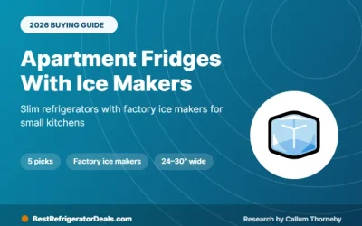 Best Apartment Size Refrigerator With Ice Maker: 5 Slim Picks 2026
