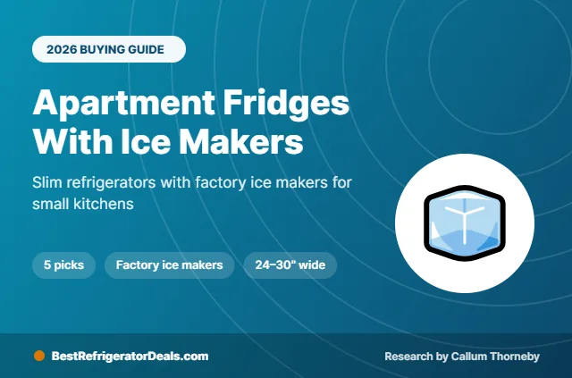 best apartment size refrigerator with ice maker 2026 buying guide cover