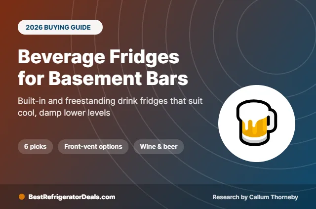 best beverage refrigerator for basement bar 2026 buying guide cover