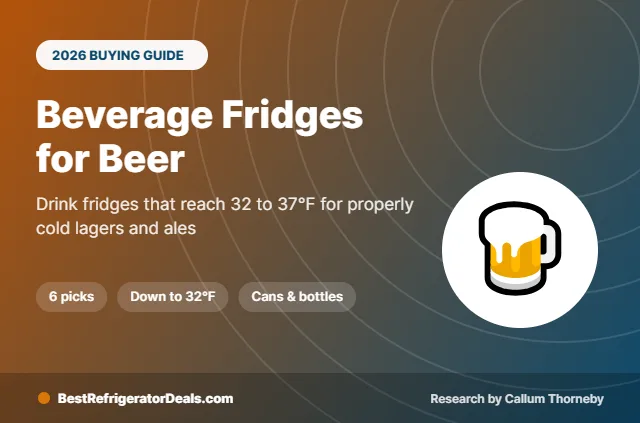 best beverage refrigerator for beer 2026 buying guide cover