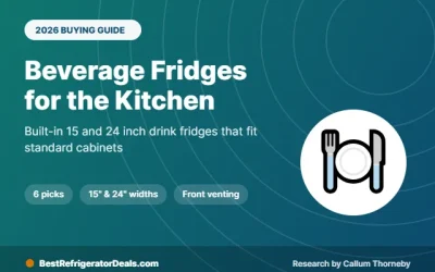 Best Beverage Refrigerator for Kitchen Cabinets: 6 Picks for 2026