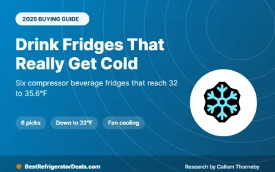 Best Beverage Refrigerator That Gets Cold: 6 Picks Down to 32°F