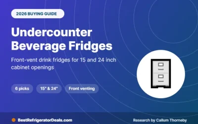 Best Beverage Refrigerator Undercounter Models: 6 Picks for 2026