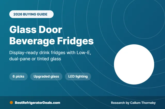 best beverage refrigerator with glass door 2026 buying guide cover