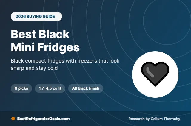 best black mini fridge with freezer 2026 buying guide cover