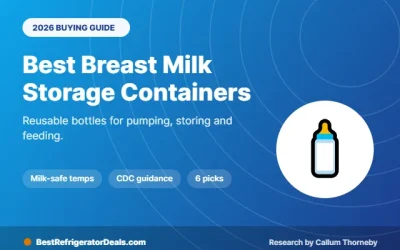 Best Breast Milk Storage Containers 2026: Plastic, Glass & Steel Picks