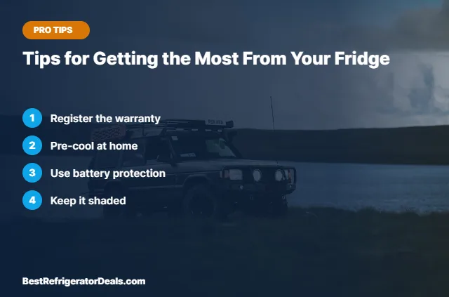Tips for Getting the Most From Your Fridge tips card