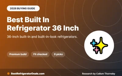 Best Built In Refrigerator 36 Inch: 6 Integrated and Flush-Fit Picks