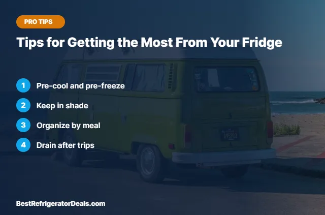 Tips for Getting the Most From Your Fridge tips card
