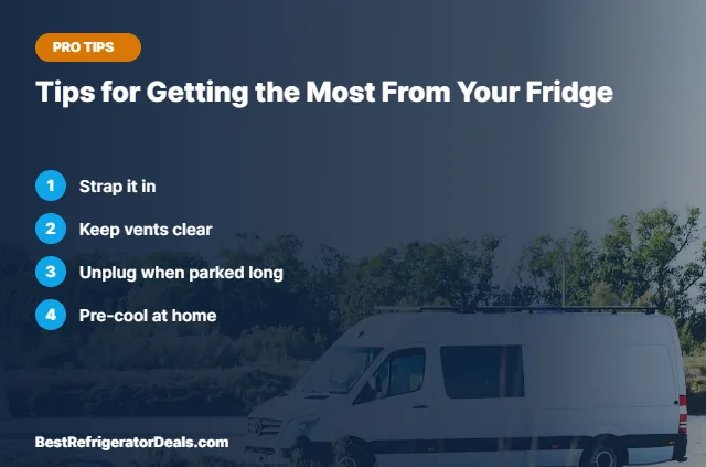 Tips for Getting the Most From Your Fridge tips card