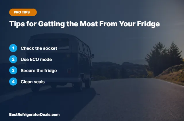 Tips for Getting the Most From Your Fridge tips card