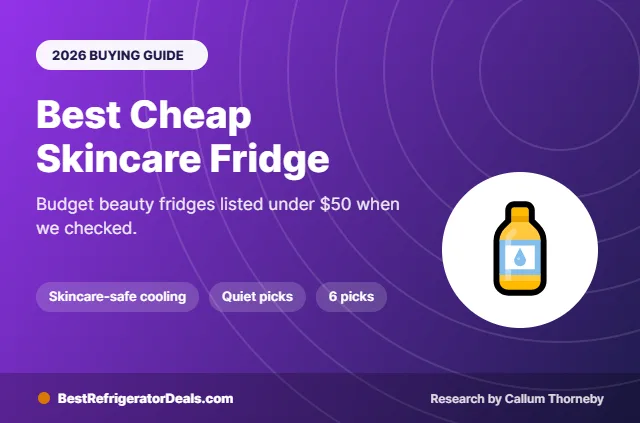 best cheap skincare fridge 2026 buying guide cover