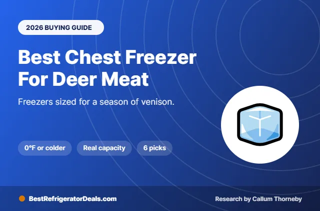 best chest freezer for deer meat 2026 buying guide cover