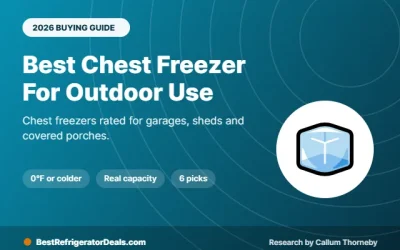 Best Chest Freezer for Outdoor Use: Garage, Porch and Shed Picks