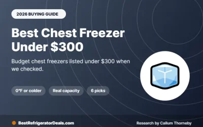 Best Chest Freezer Under $300 in 2026: 6 Budget Deep Freezers