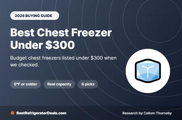 best chest freezer under $300 2026 buying guide cover
