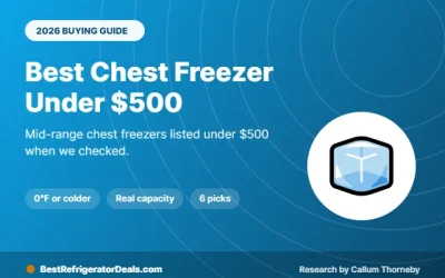 Best Chest Freezer Under $500 in 2026: 6 Mid-Range Deep Freezers
