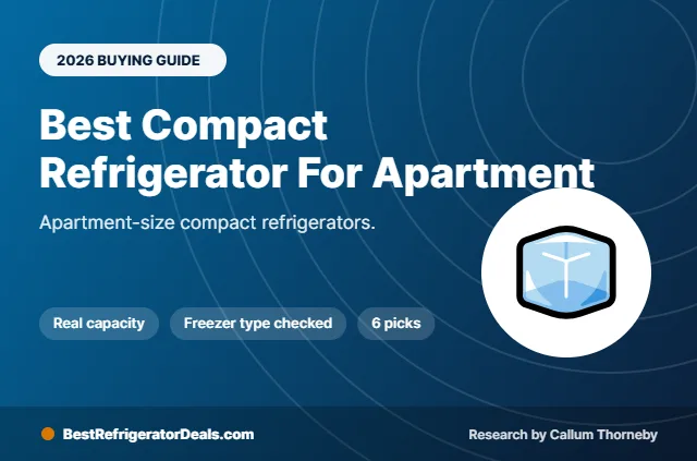 best compact refrigerator for apartment 2026 buying guide cover