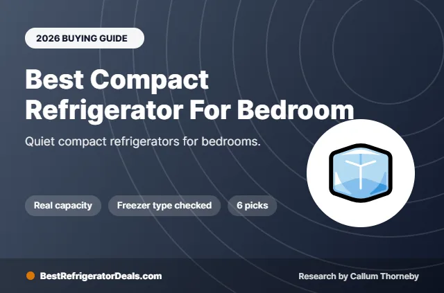 best compact refrigerator for bedroom 2026 buying guide cover