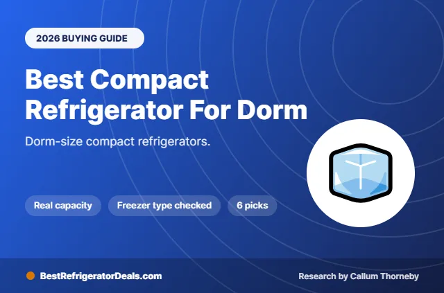 best compact refrigerator for dorm 2026 buying guide cover