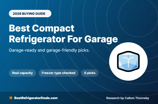 best compact refrigerator for garage 2026 buying guide cover
