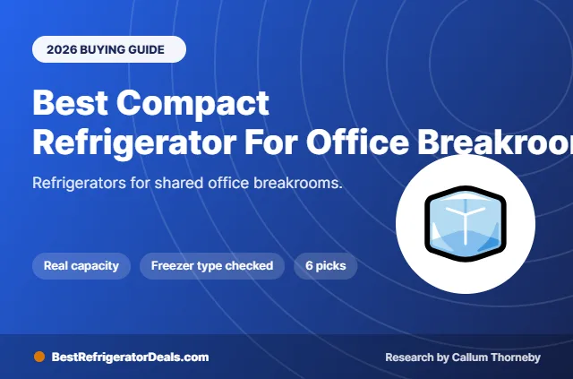 best compact refrigerator for office breakroom 2026 buying guide cover