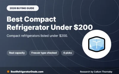 Best Compact Refrigerator Under $200: 6 Budget Picks With Real Specs