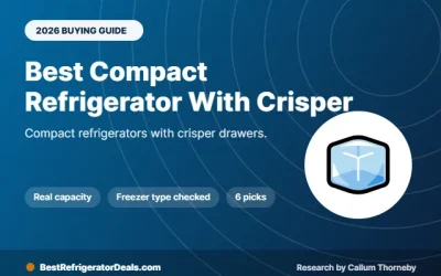 Best Compact Refrigerator With Crisper Drawer: 6 Picks for Produce