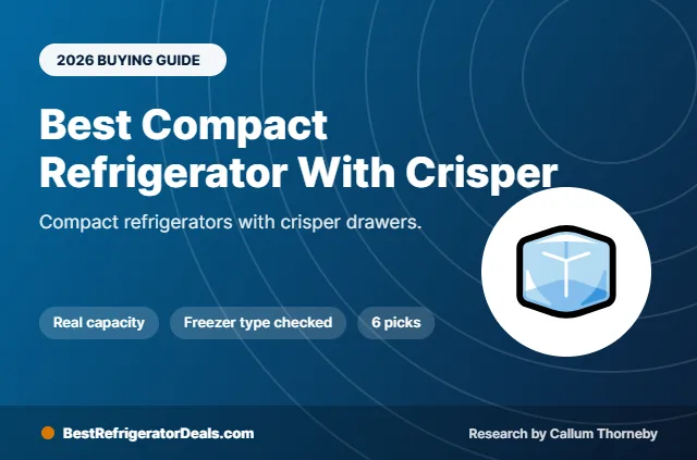 best compact refrigerator with crisper 2026 buying guide cover
