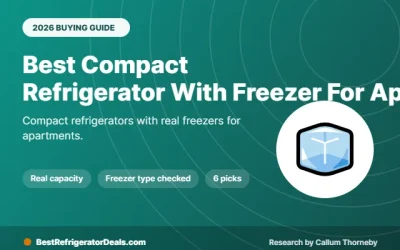 Best Compact Refrigerator With Freezer for Apartment Kitchens: 6 Picks