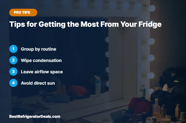 Tips for Getting the Most From Your Fridge tips card