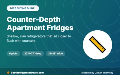 Best Counter Depth Apartment Refrigerator: 6 Shallow Picks (2026)
