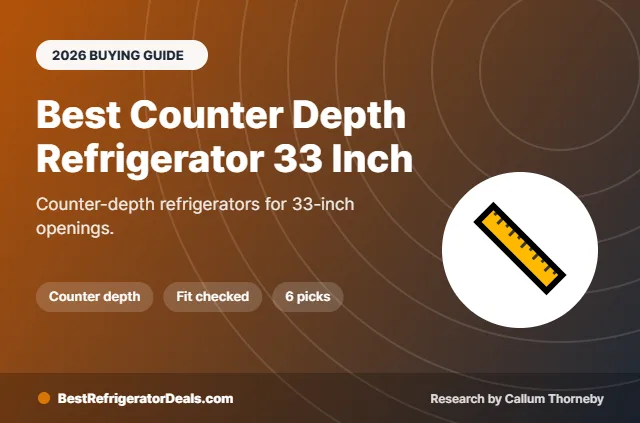 best counter depth refrigerator 33 inch 2026 buying guide cover