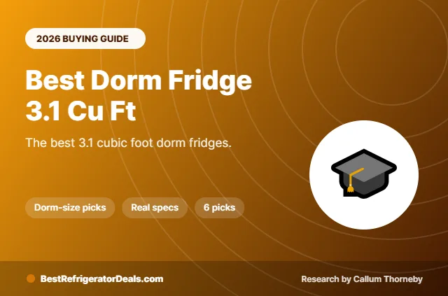 best dorm fridge 3.1 cu ft 2026 buying guide cover