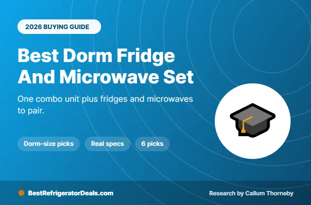 best dorm fridge and microwave set 2026 buying guide cover